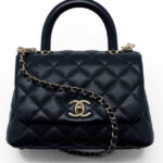Chanel Flap Bag With Top Handle AS2215 Black